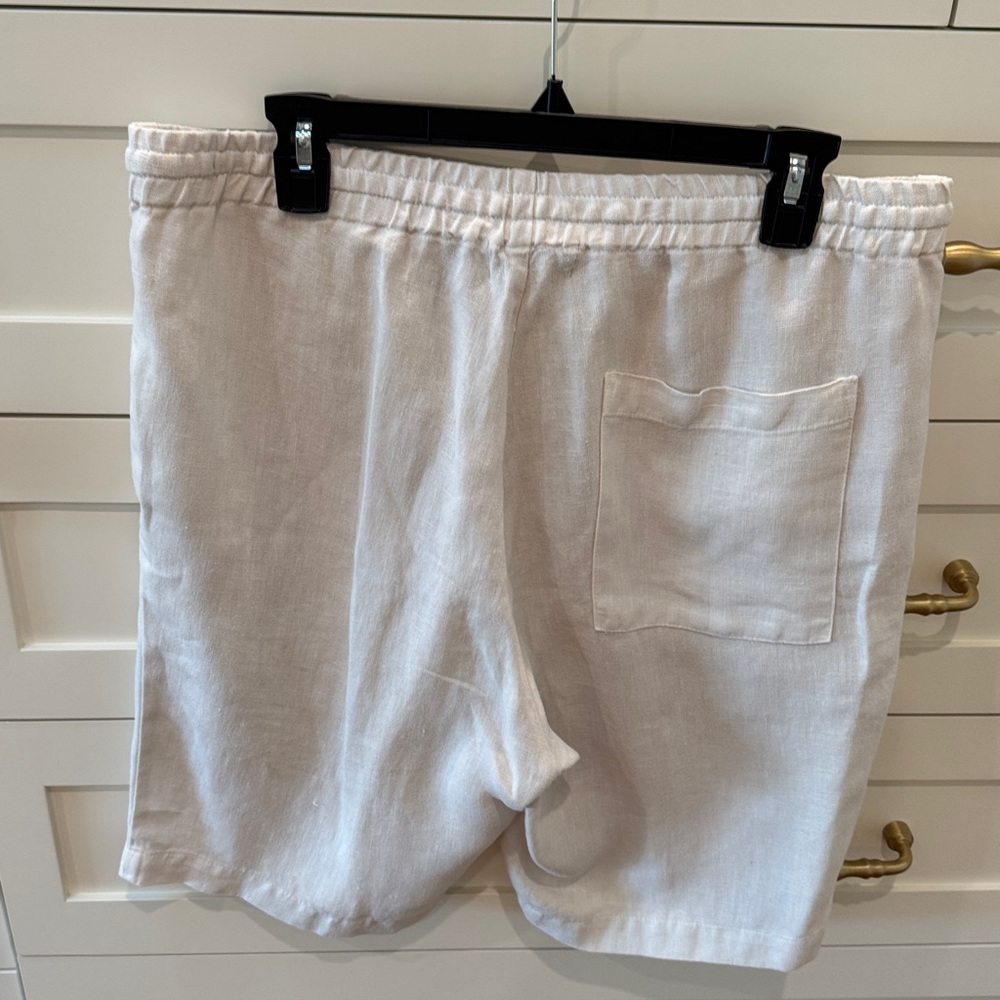 Velvet Bone Drawstring Shorts - Picture 3 of 3